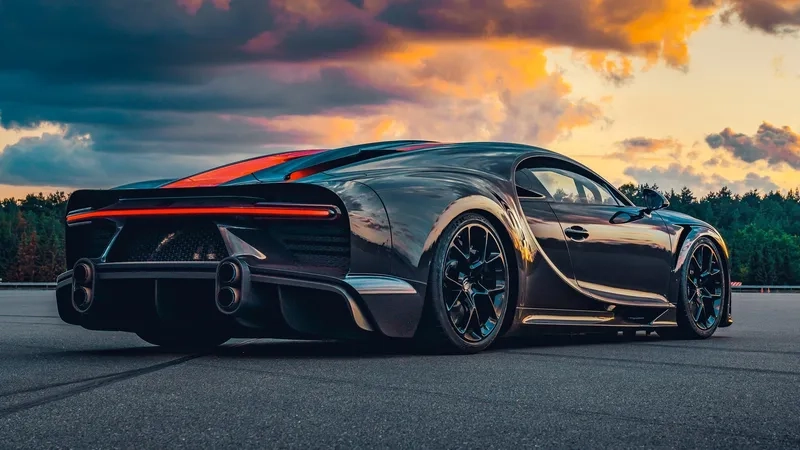 Hình bugatti chiron super sport góc nghiêng đẹp mê hồn