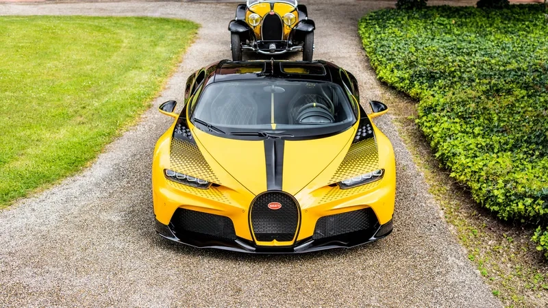 Hình bugatti chiron super sport tham dự sự kiện nổi bật