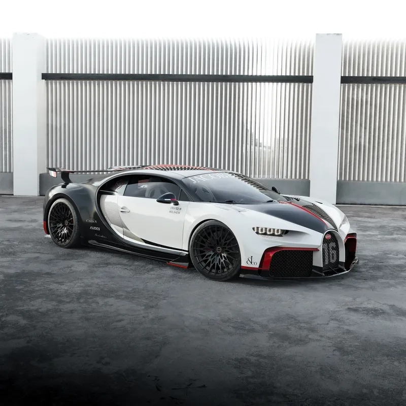 Bugatti chiron super sport với nền đẹp mắt ấn tượng
