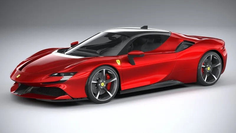 Góc nhìn ferrari sf90 stradale phía sau đầy ấn tượng
