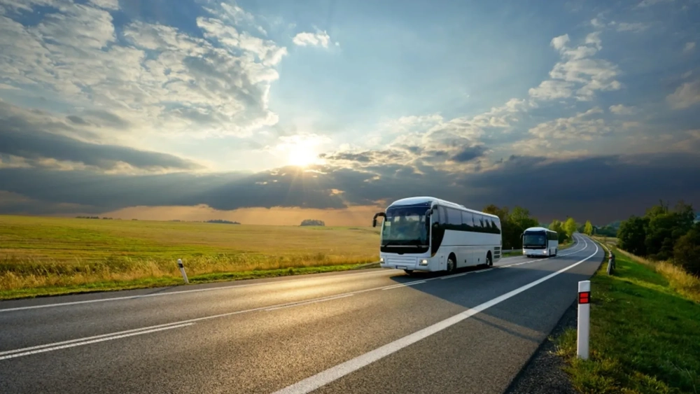 Cài đặt hình nền xe bus cho máy tính cực đẹp