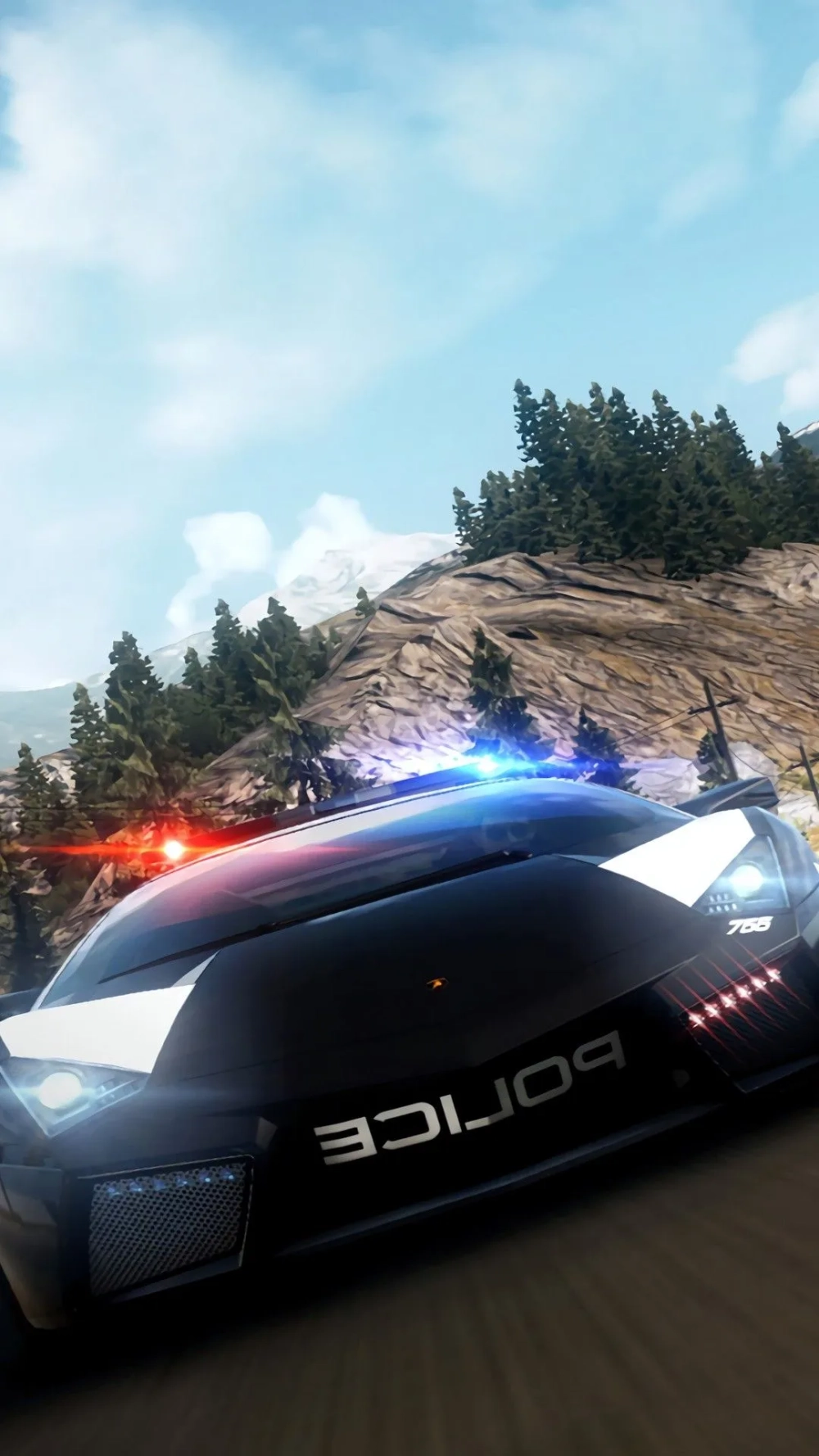 Thể hiện phong cách với hình nền xe cảnh sát đẹp