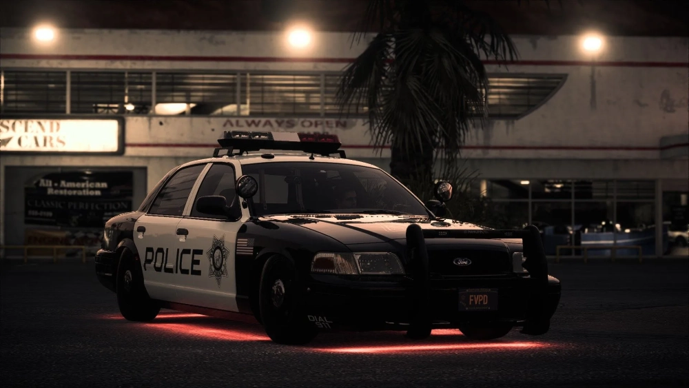 Tăng sức hút máy tính với hình nền xe cảnh sát cho máy tính