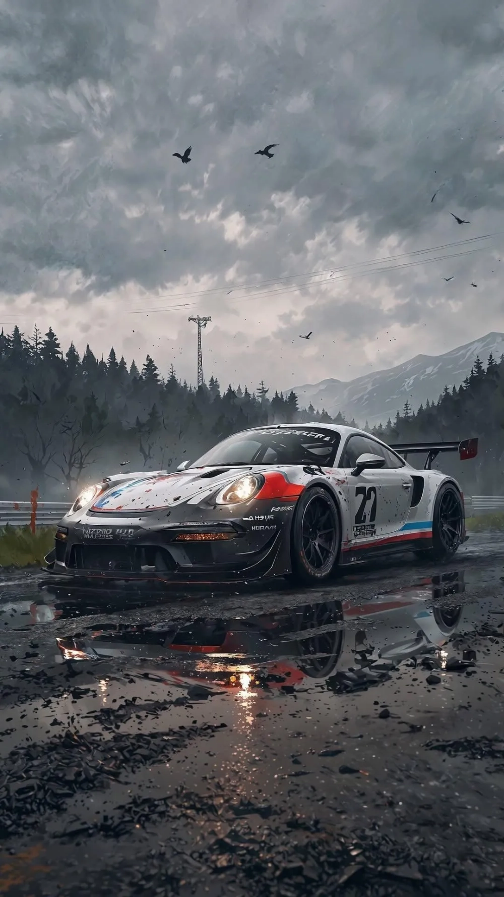 Phong cách hiện đại với hình nền xe hiện đại iphone