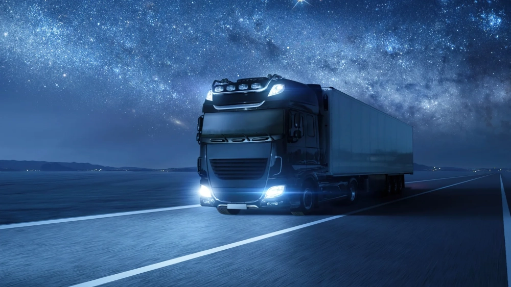 Sức mạnh vượt trội nhờ hình nền xe tải mạnh mẽ