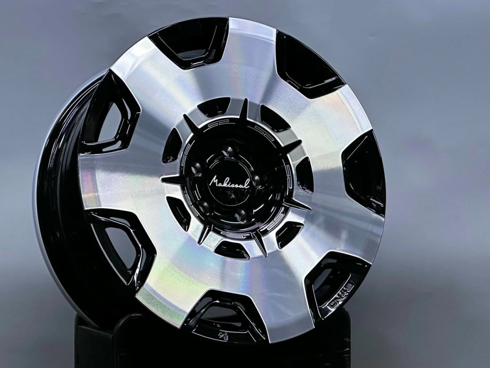Độ mâm CNC Makissoul thiết kế phay bóng đen đầy cá tính