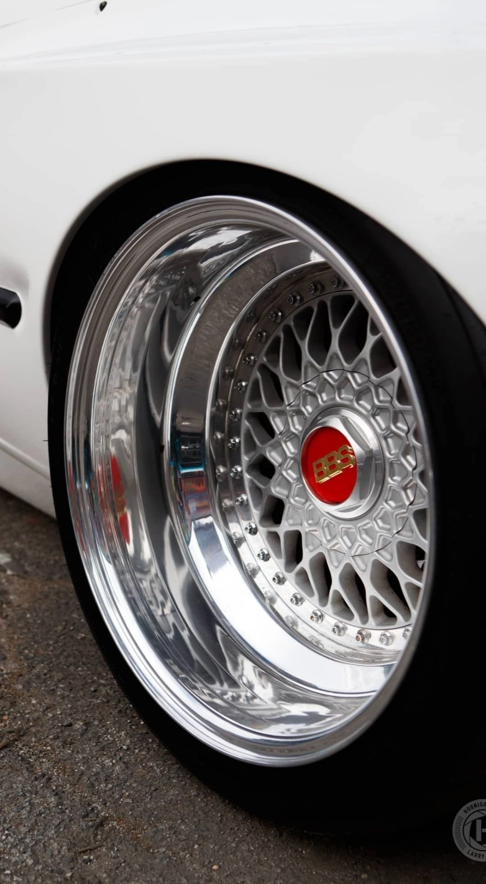 Mâm CNC BBS mạ chrome viền sâu phong cách cổ điển độ xe đẹp