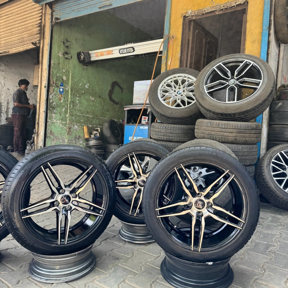 Bộ mâm Lenso 5 chấu phay mặt kim cương thiết kế rất hiện đại