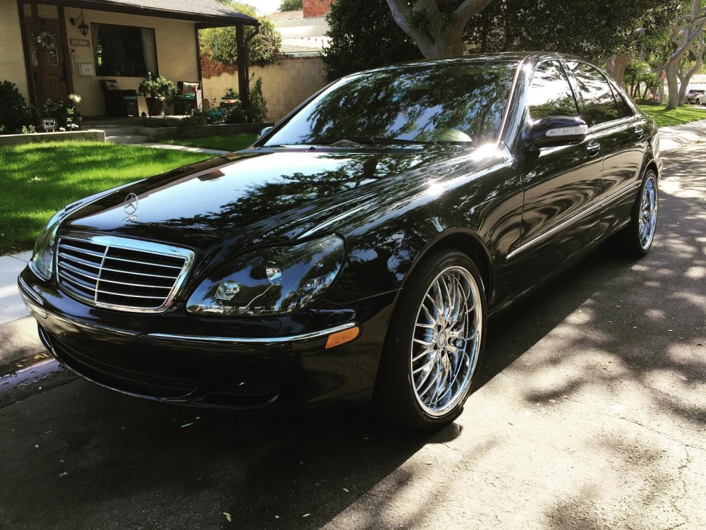 Mercedes S-Class độ mâm Maybach mạ crom nhiều nan sáng bóng