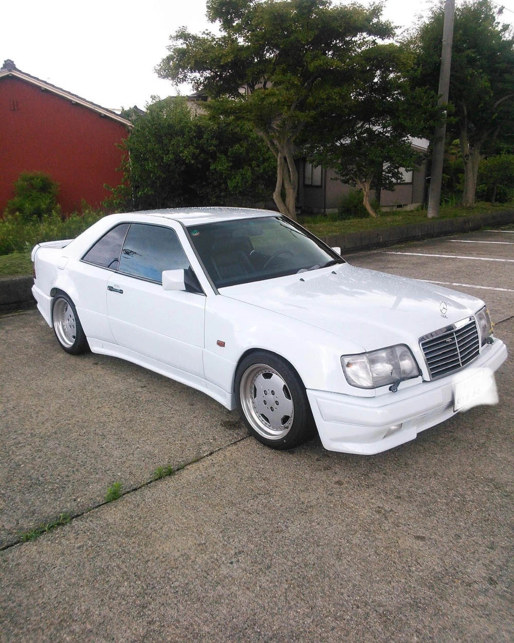 Xe Mercedes cổ điển độ mâm Mercedes AMG Monoblock đẹp hoài cổ