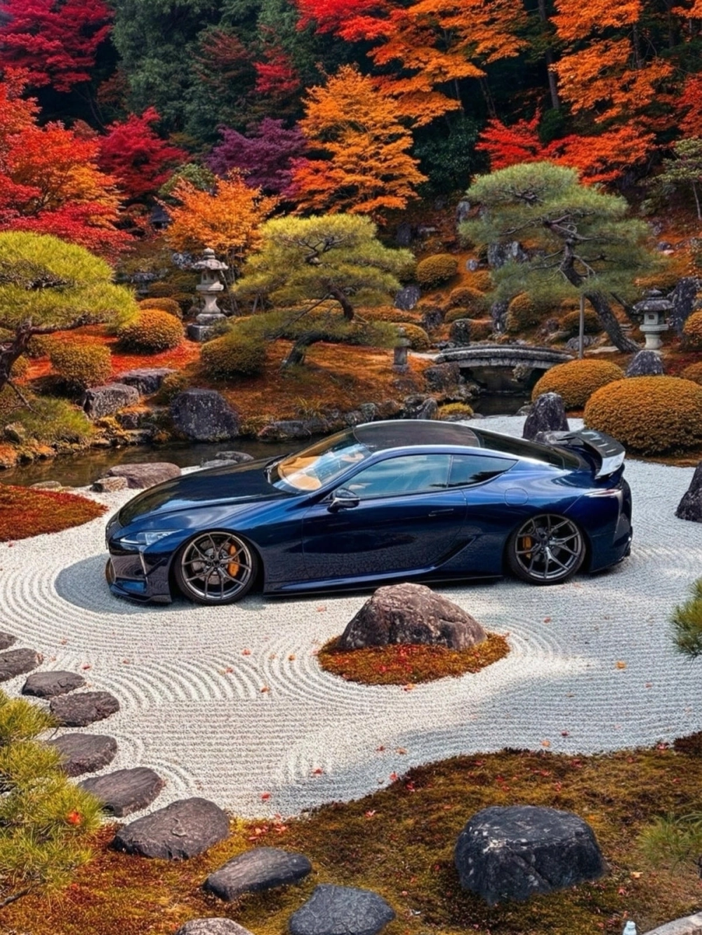 Mâm Vossen màu xám khói thể thao độ xe Lexus LC500 hạ gầm đẹp