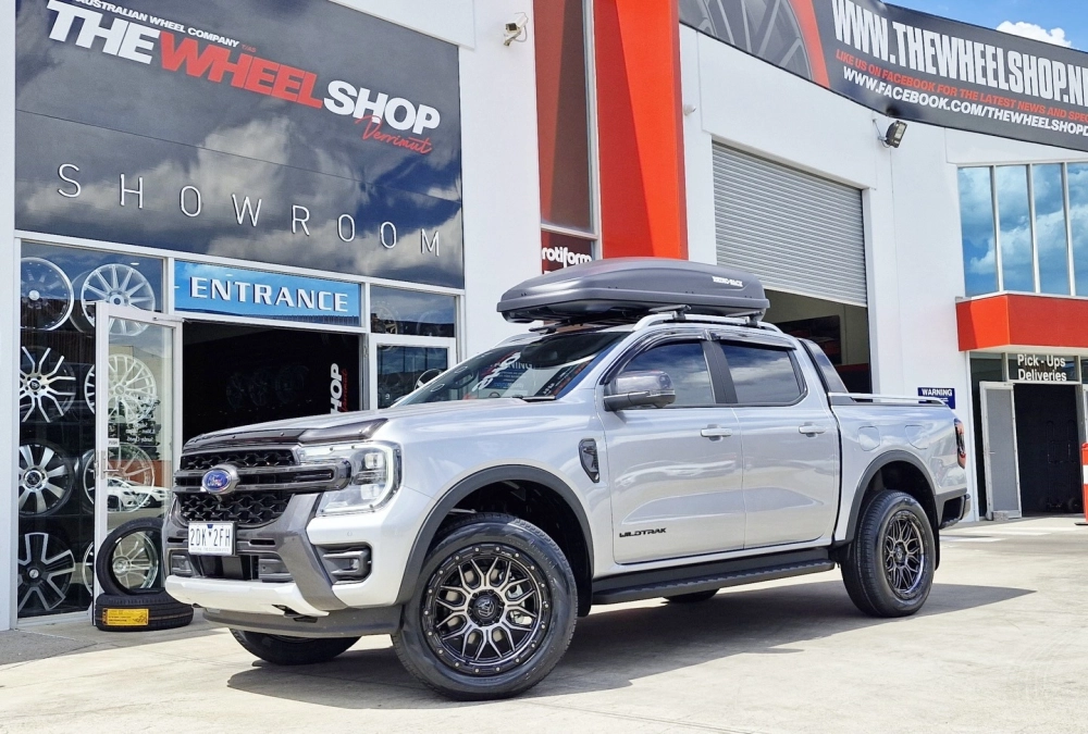 Mẫu mâm xe đẹp offroad hầm hố cho bán tải Ford Ranger