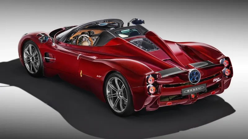 Xe pagani mở cửa khoe thiết kế tinh xảo và hiện đại