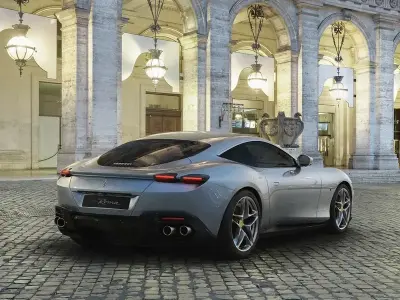 Ảnh Ferrari Roma nổi bật phong cách thể thao và sang trọng
