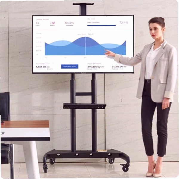 Giá treo tivi di động Ava1800 chuyên dụng cho tivi màn hình lớn lên tới 90 inch