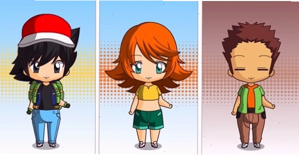 Giao diện thiết kế nhân vật trong Chibi Maker