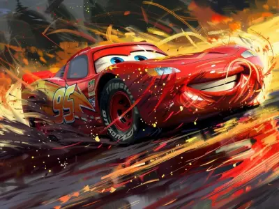 Khám phá hình nền xe hoạt hình cực dễ thương và sinh động